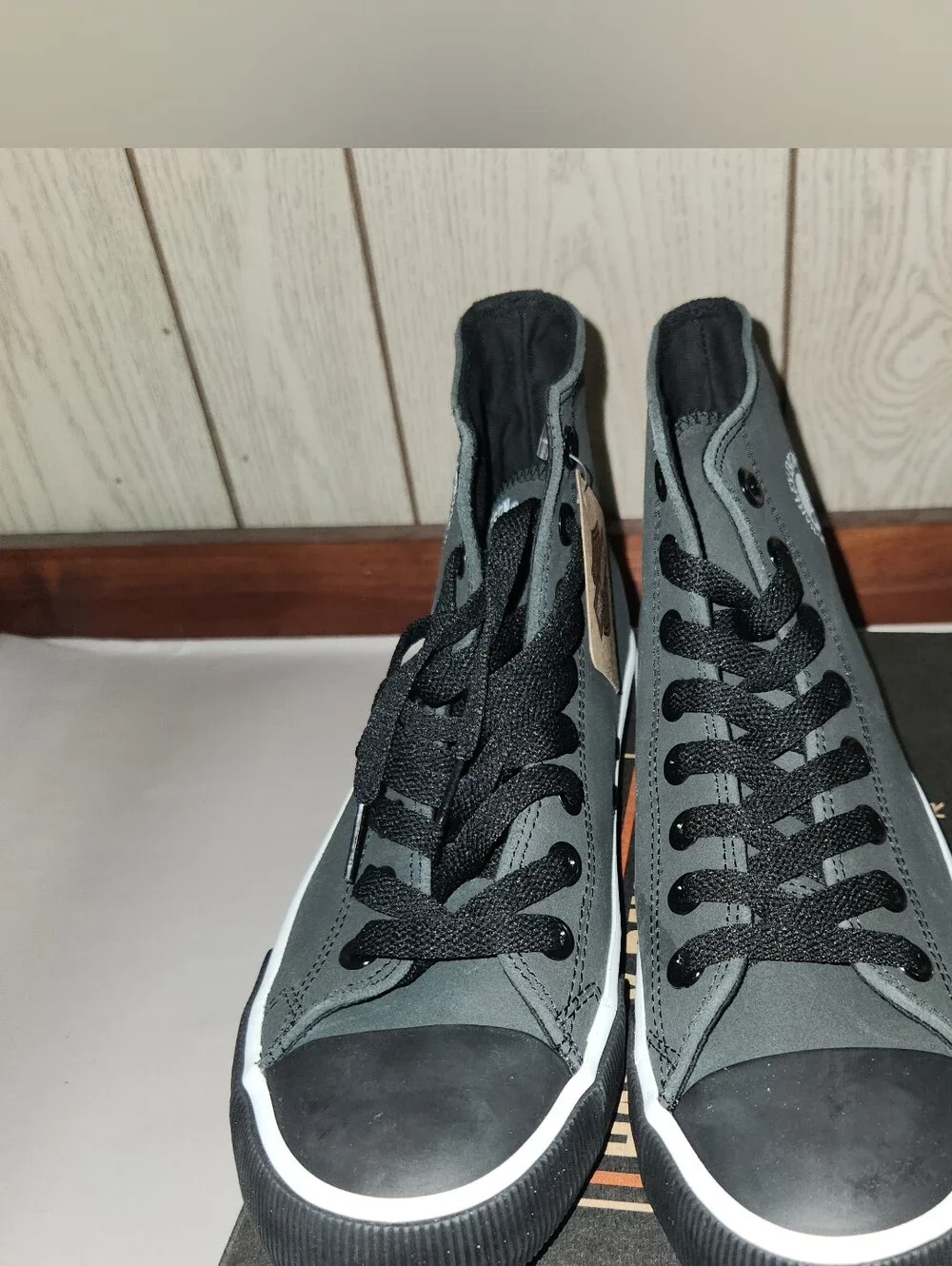 New Mens Harley Davidson Baxter High Top Sneaker Skull Sz 8